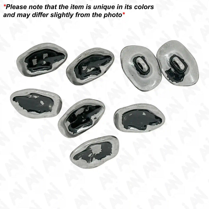 Irregular Shape Shirt Metal Buttons | 10mm(22L)