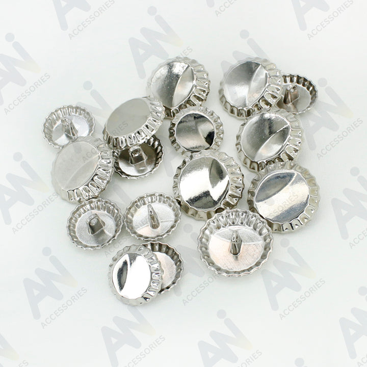 Decorative Metal Sewing Buttons for Craft Projects