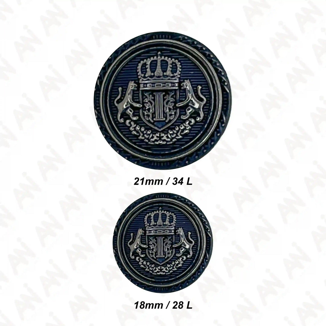 Elegant Anchor Style Metal Buttons
