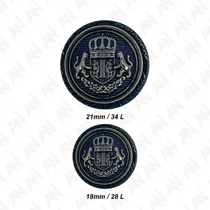 Elegant Anchor Style Metal Buttons