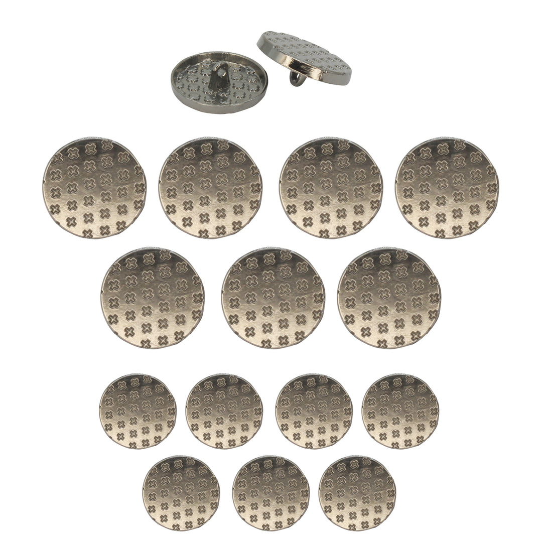 Crosshatch Pattern Buttons