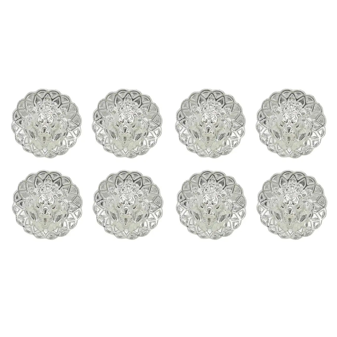 Lion Head Buttons for Clothing and Accessories | 18mm(28L) & 22mm(34L)