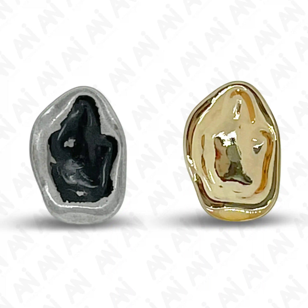 Irregular Shape Shirt Metal Buttons | 10mm(22L)