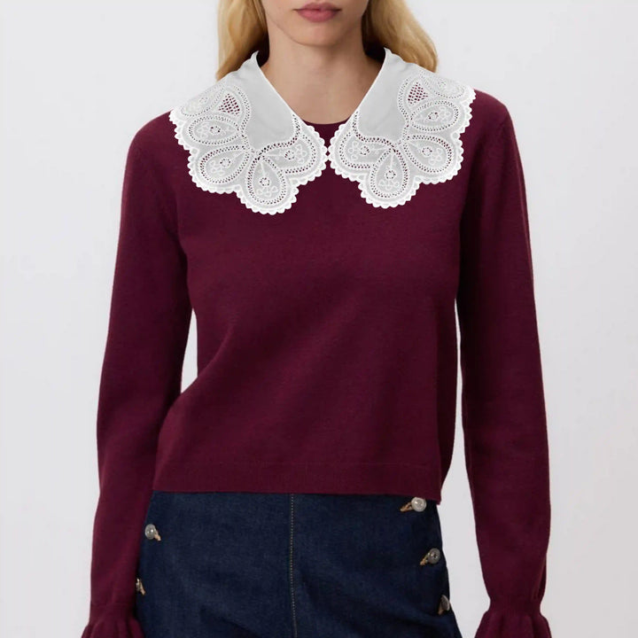 Floral Inspire Peter Pan Collar