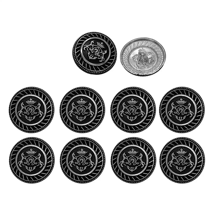Royal Insignia Metal Buttons | 18mm & 21mm