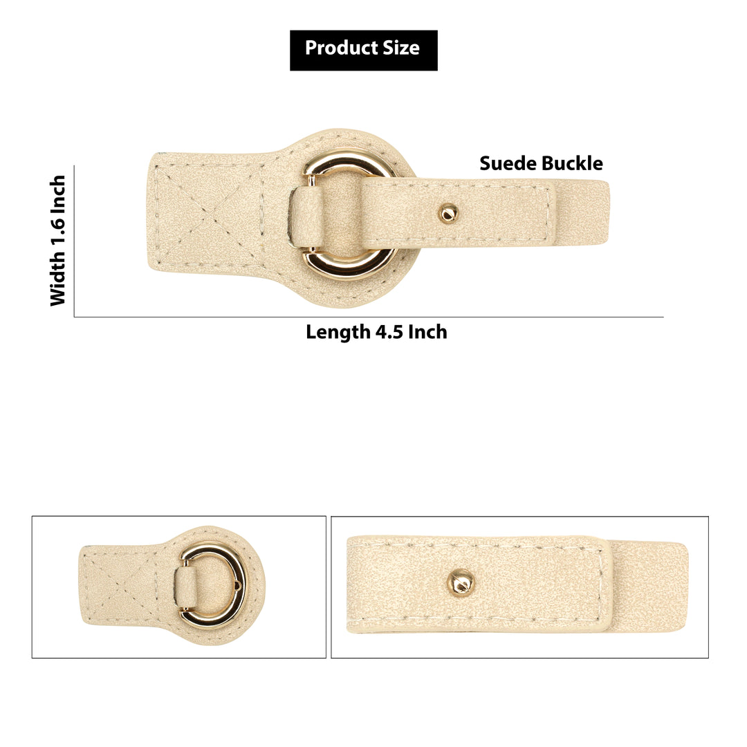 Leatherette Buckle with Ring