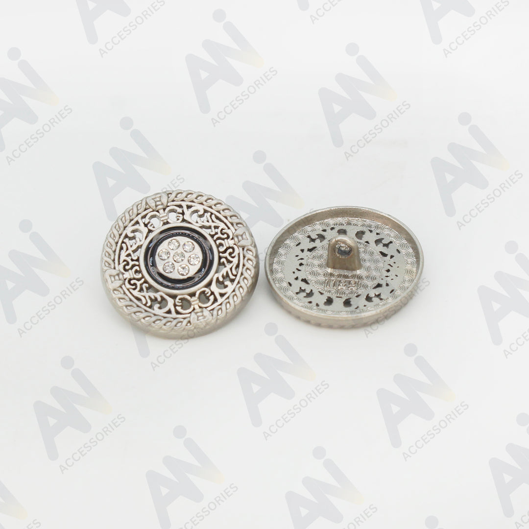 Decorative Gold Buttons for Garments and Accessories