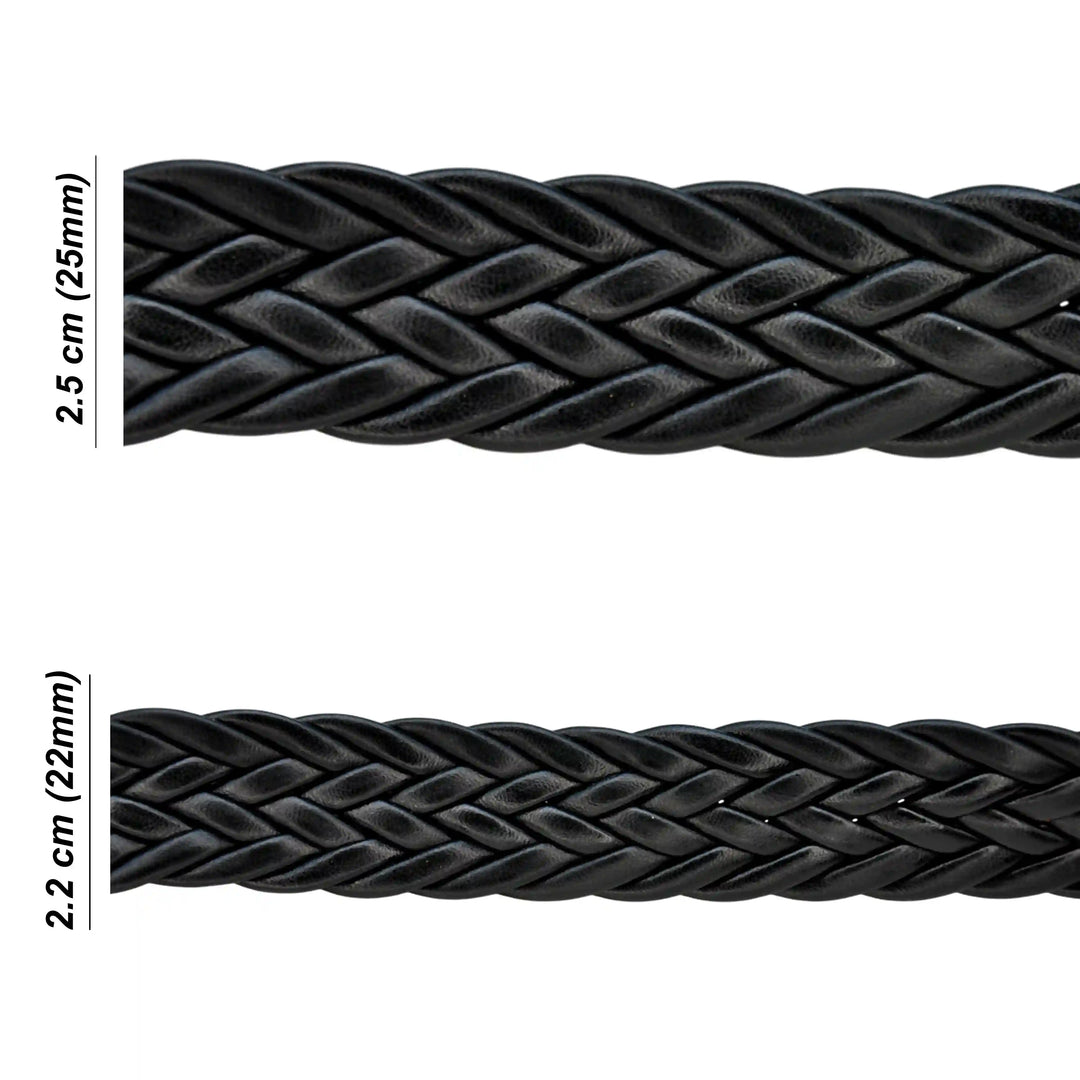 Braided Leather Belt