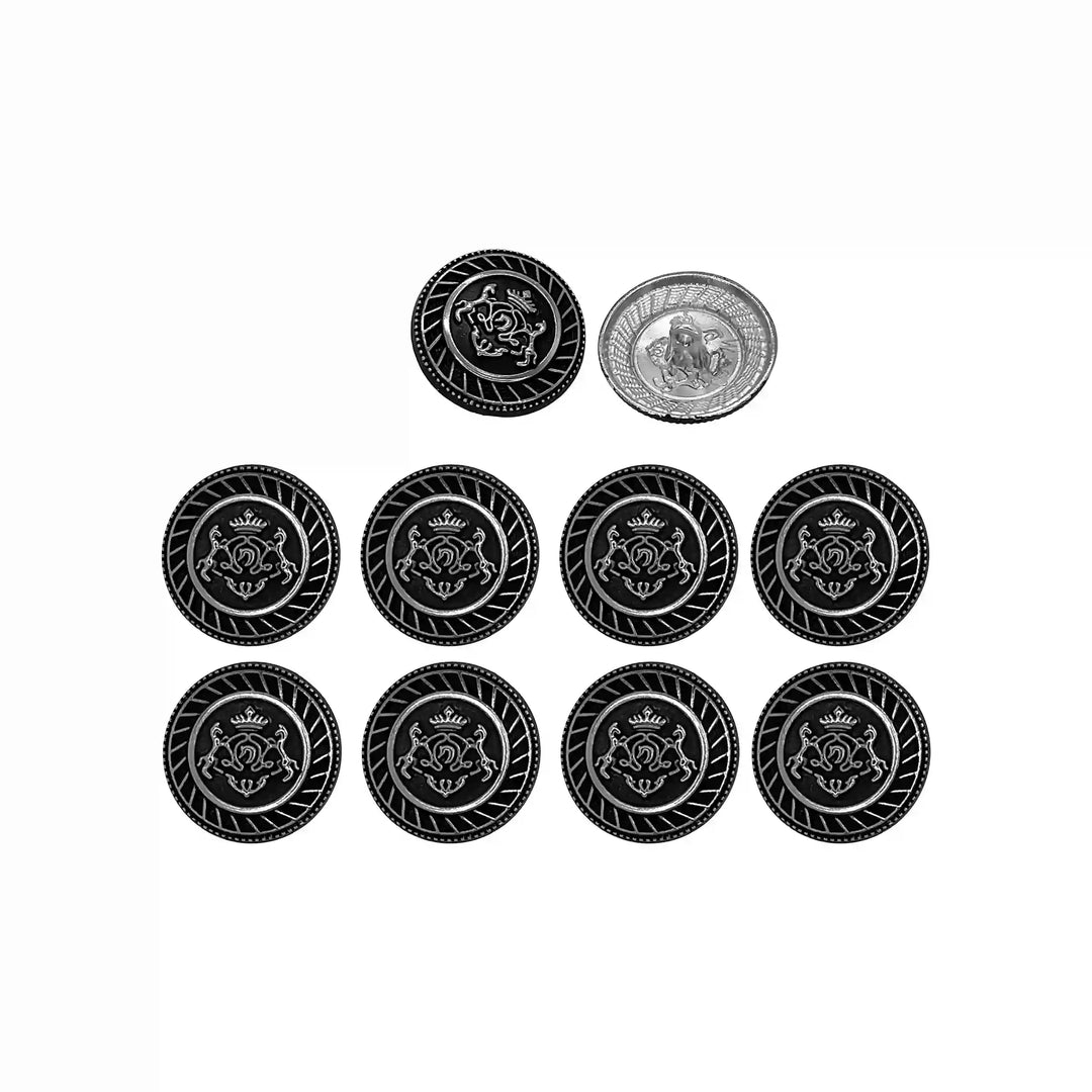 Royal Insignia Metal Buttons | 18mm & 21mm