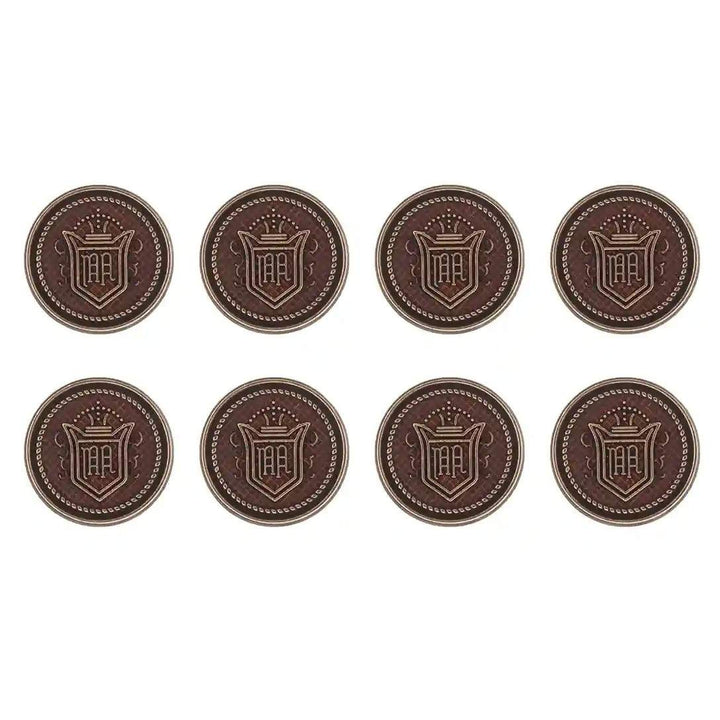 Royal Regalia Antique Metal Buttons | 18mm(28L) & 23mm(36L)