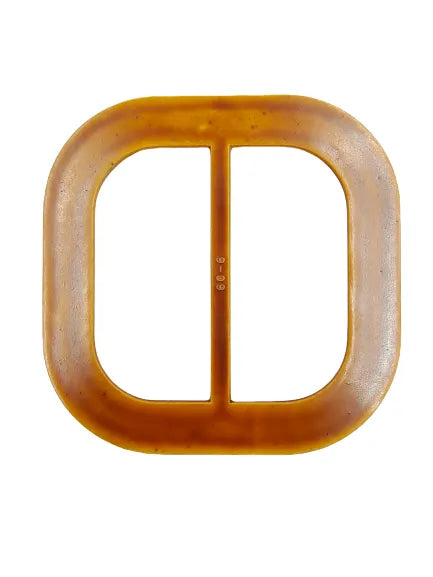  Buy now Ani Accessories Round Edge Square Shape Imitation Raffia Buckle Backside image on a white background to show the proper details.