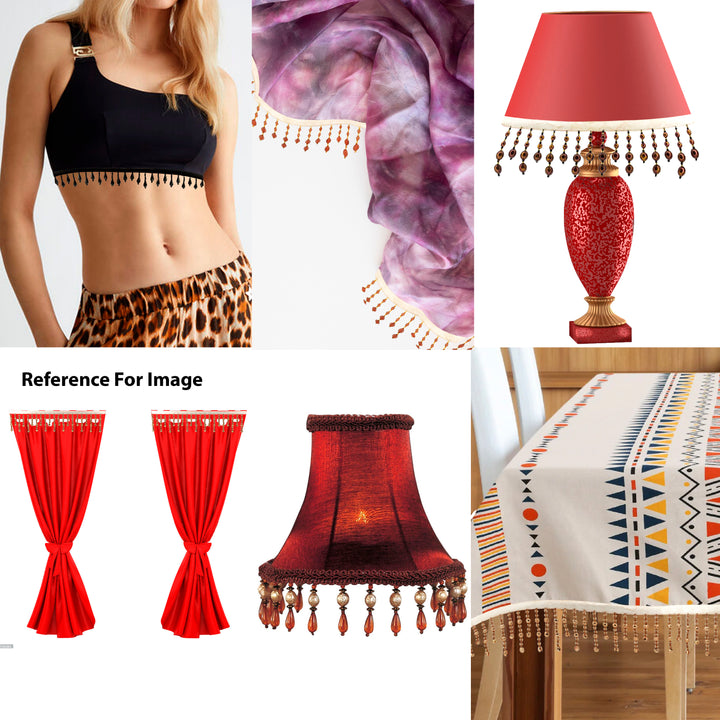 2 Meter Beaded Lace for Designing