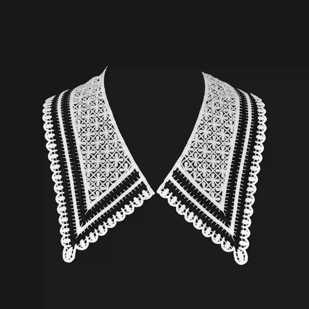 Lace Applique Detachable Collar for Adult & Kids