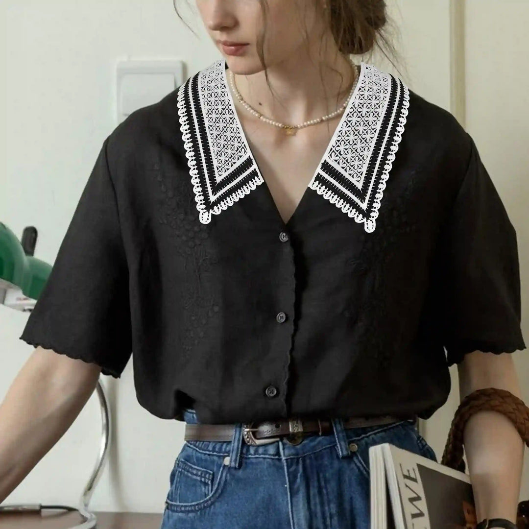 Lace Applique Detachable Collar for Adult & Kids