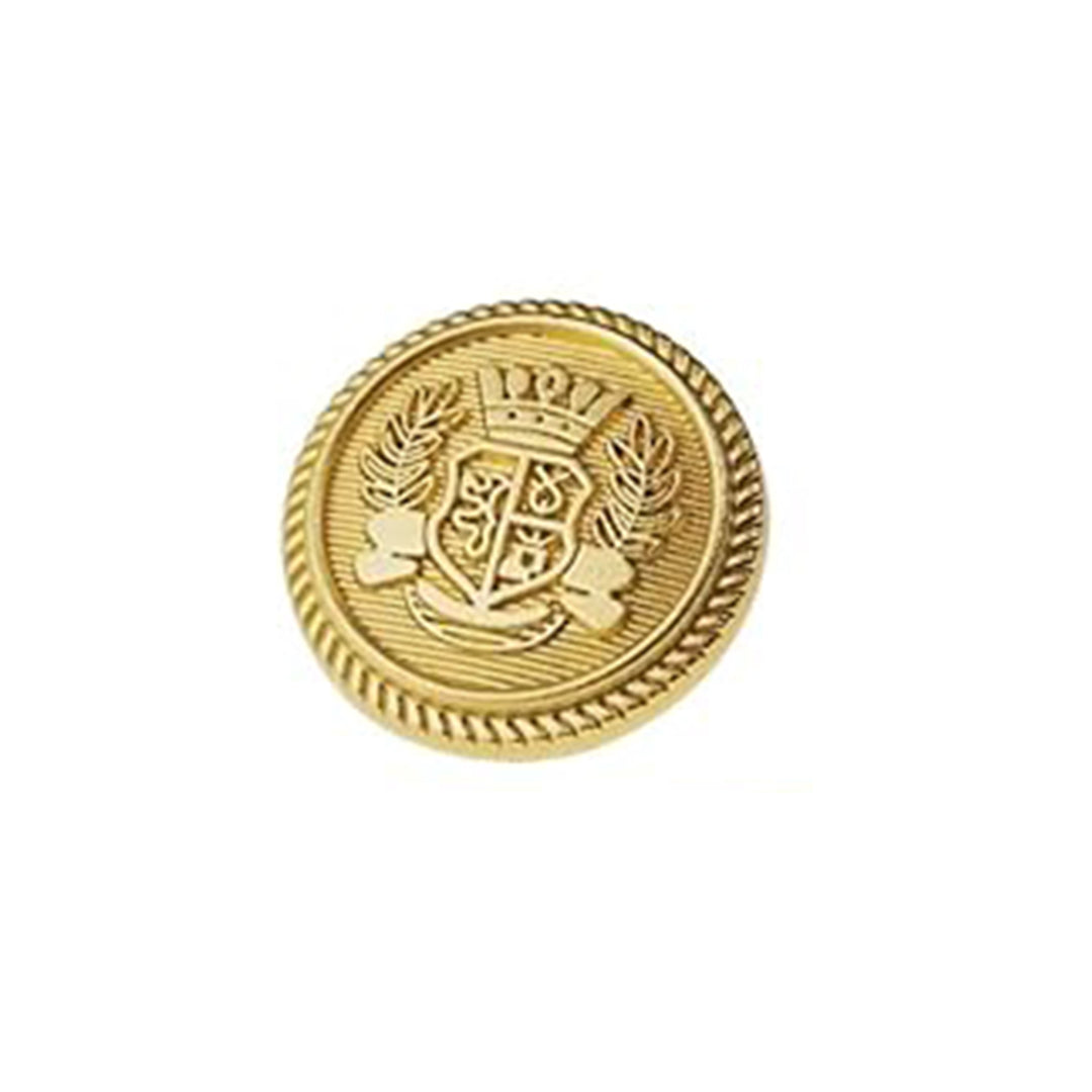 Imperial Gold Crest Metal Button ( 8 Big + 8 Small)