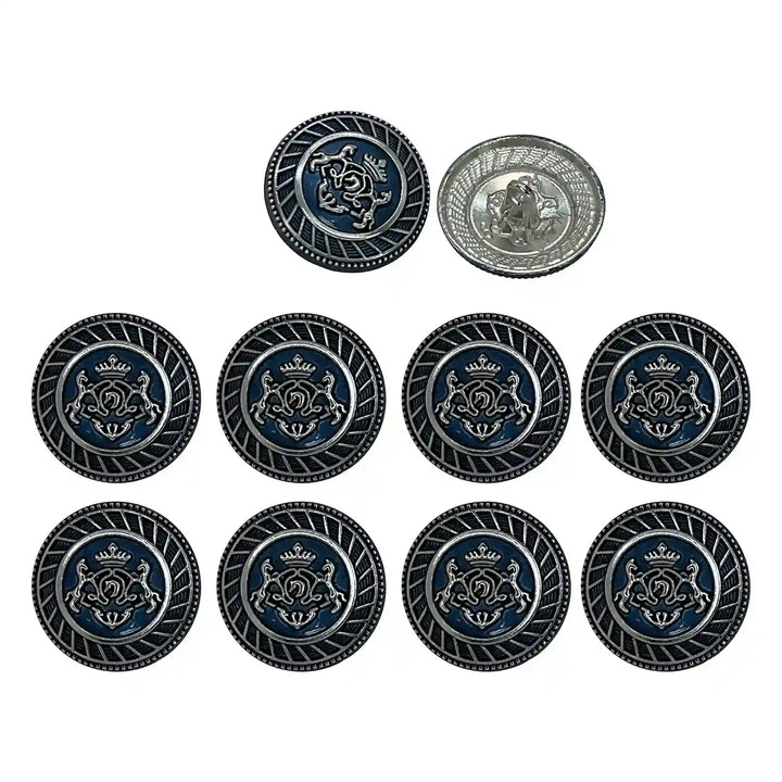 Royal Insignia Metal Buttons | 18mm & 21mm