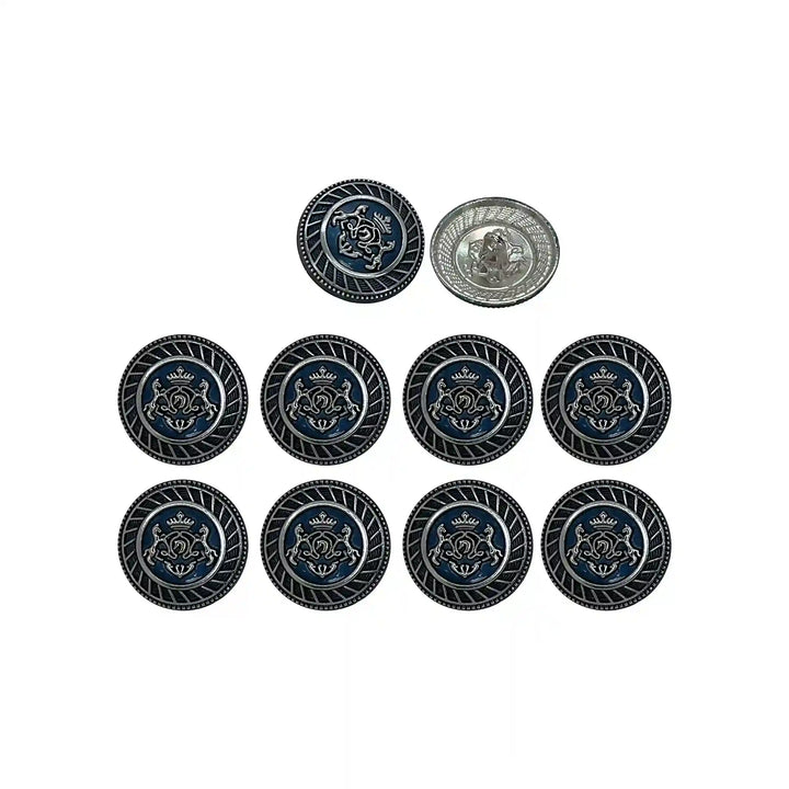 Royal Insignia Metal Buttons | 18mm & 21mm