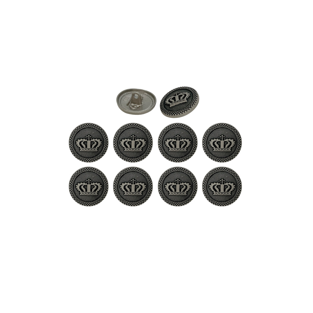 Regal Elegance Crown Buttons