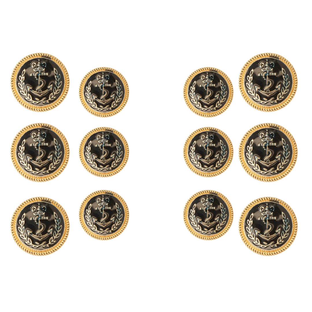 Anchor Style Metal Buttons