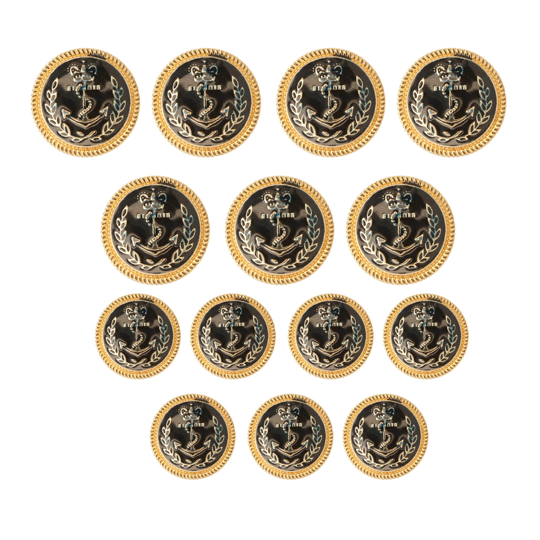 Anchor Style Metal Buttons