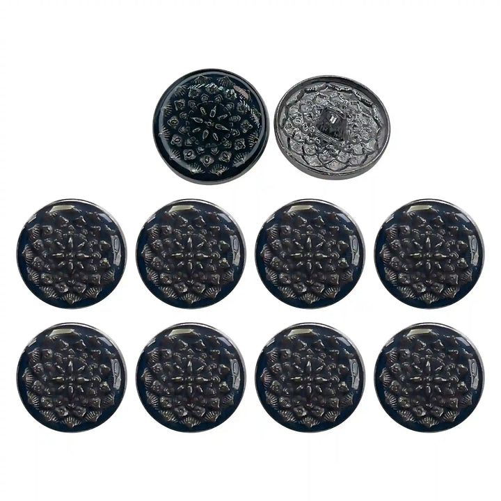 Embossed Inspire Metal Button