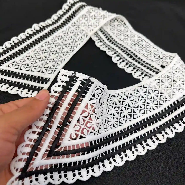 Lace Applique Detachable Collar for Adult & Kids