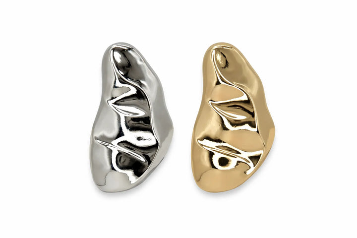 Liquid Style Gold Shank Metal Button | 25mm, 30mm, 35mm & 45mm