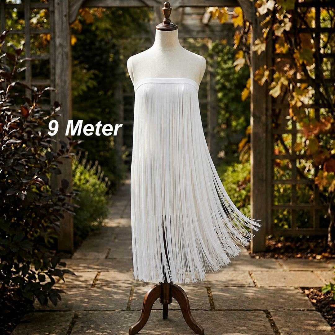 35 Inch | 2 Meter Ether-Flow Fringe Lace Trim