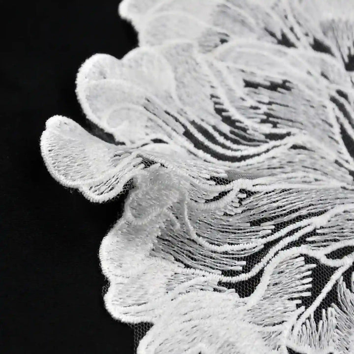 Wavy Floral Cloud Style Sew Patch