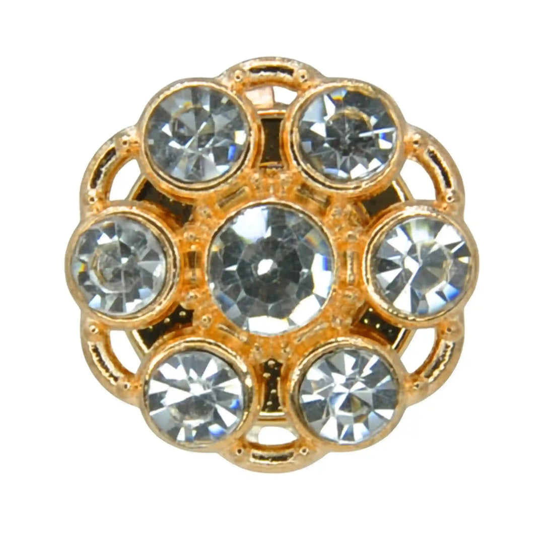 Elegant Rhinestone Cover Buttons