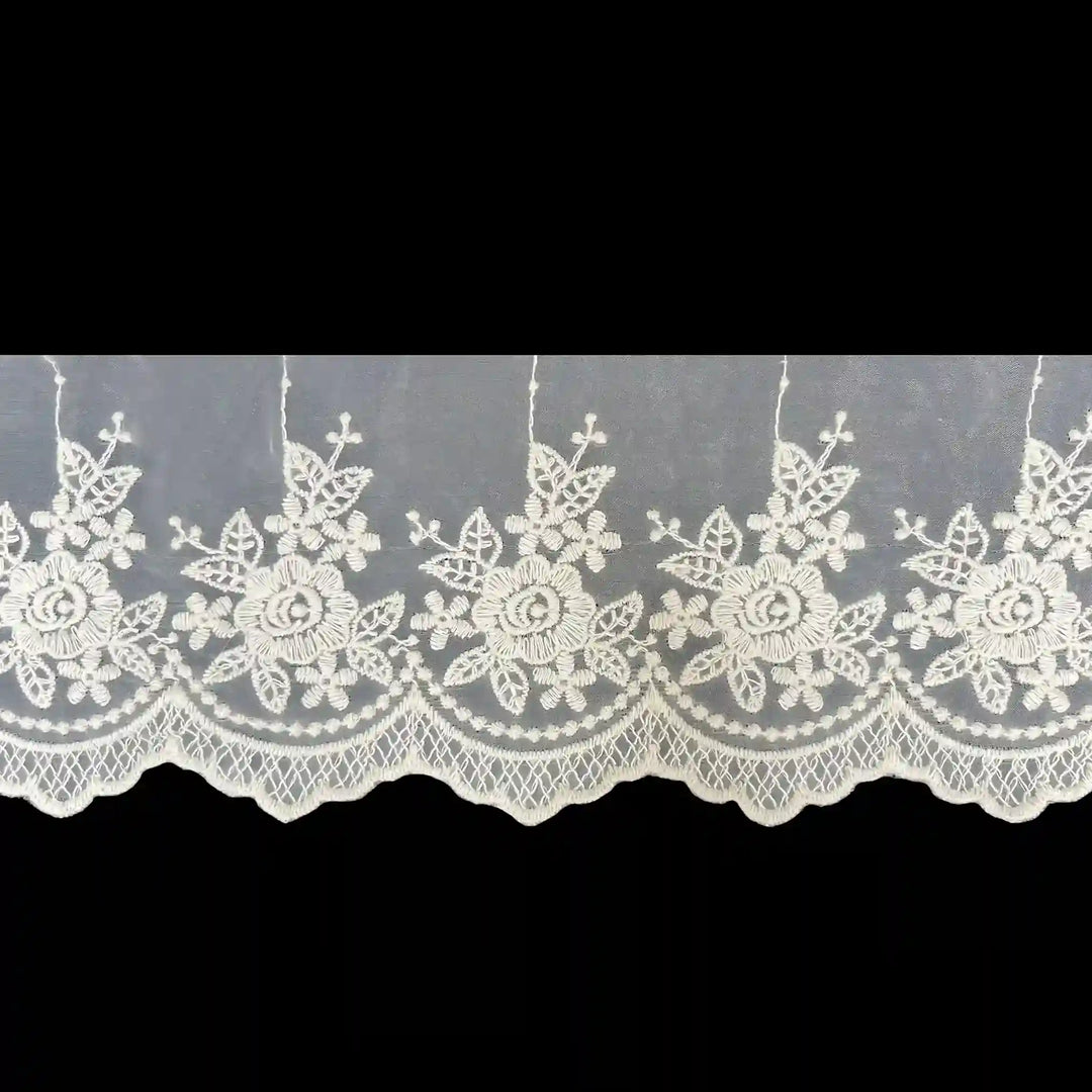 Floral Organza Lace | 2 Meters | SKU-CE-13