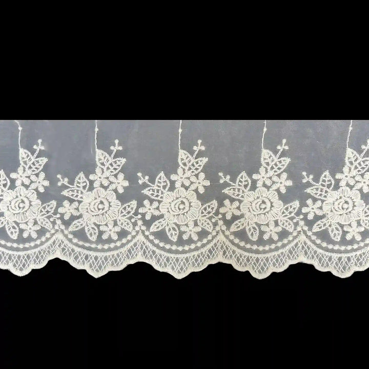Floral Organza Lace | 2 Meters | SKU-CE-13