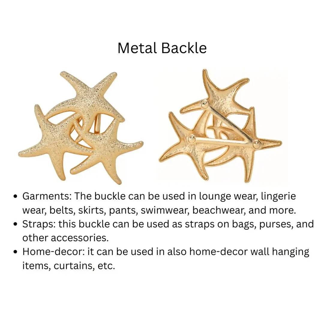Star Fish Style Buckles