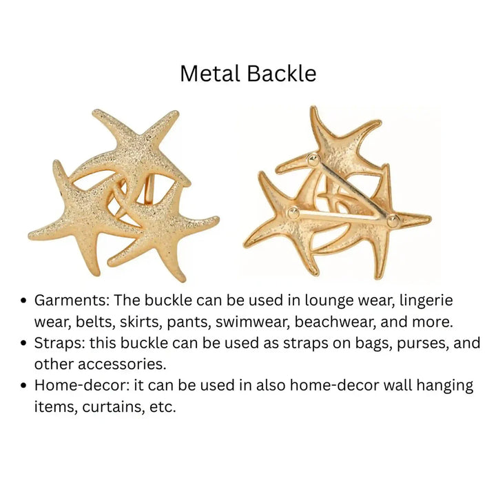 Star Fish Style Buckles