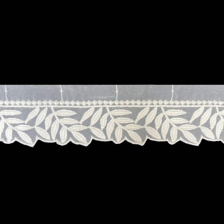 Organza Leafy Style Lace | 2 Meters | SKU-CE-8