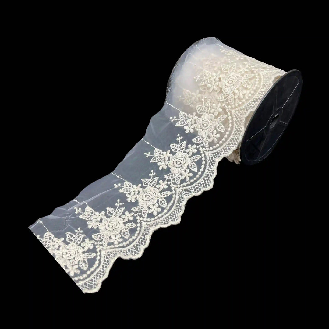 Floral Organza Lace | 2 Meters | SKU-CE-13