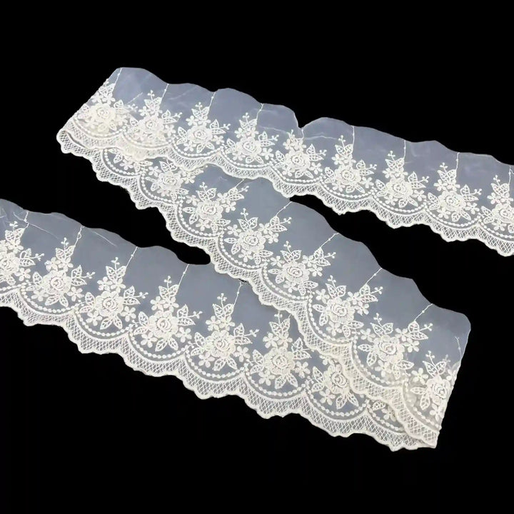 Floral Organza Lace | 2 Meters | SKU-CE-13