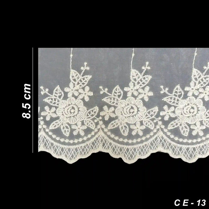 Floral Organza Lace | 2 Meters | SKU-CE-13