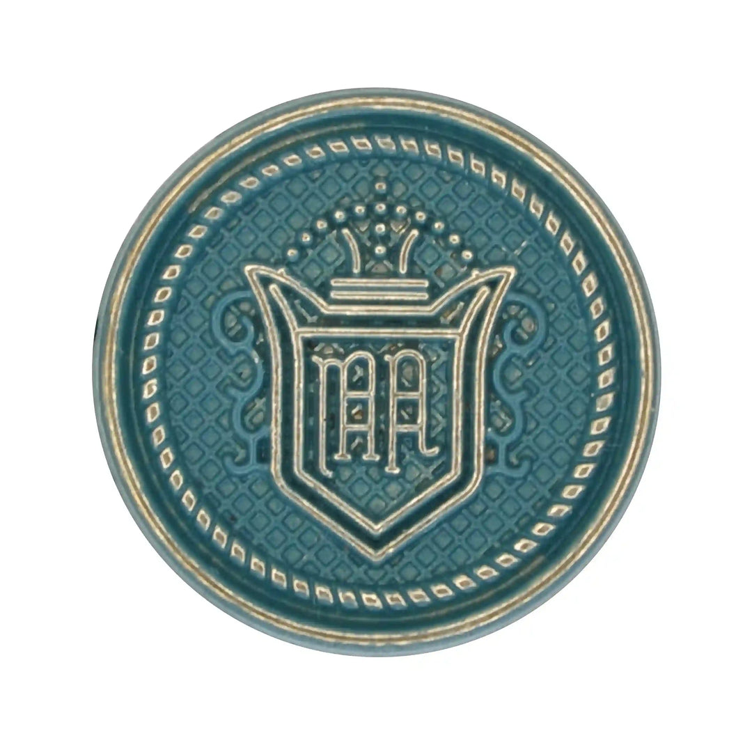 Baroque Engraved Metal Buttons