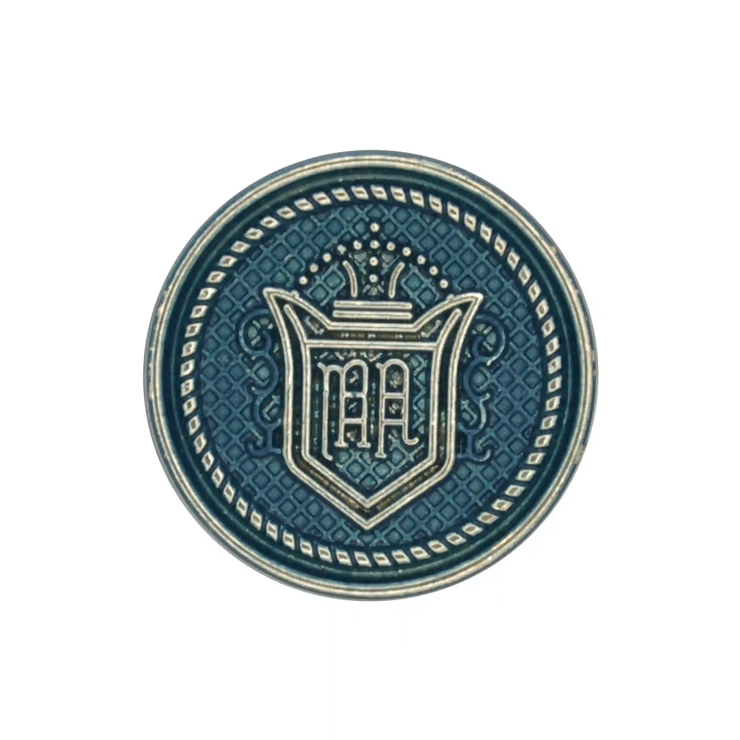 Baroque Engraved Metal Buttons