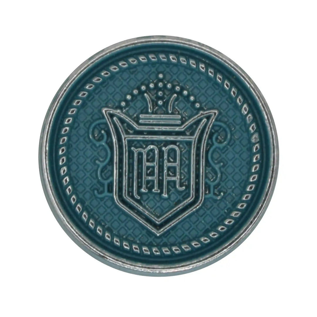 Baroque Engraved Metal Buttons