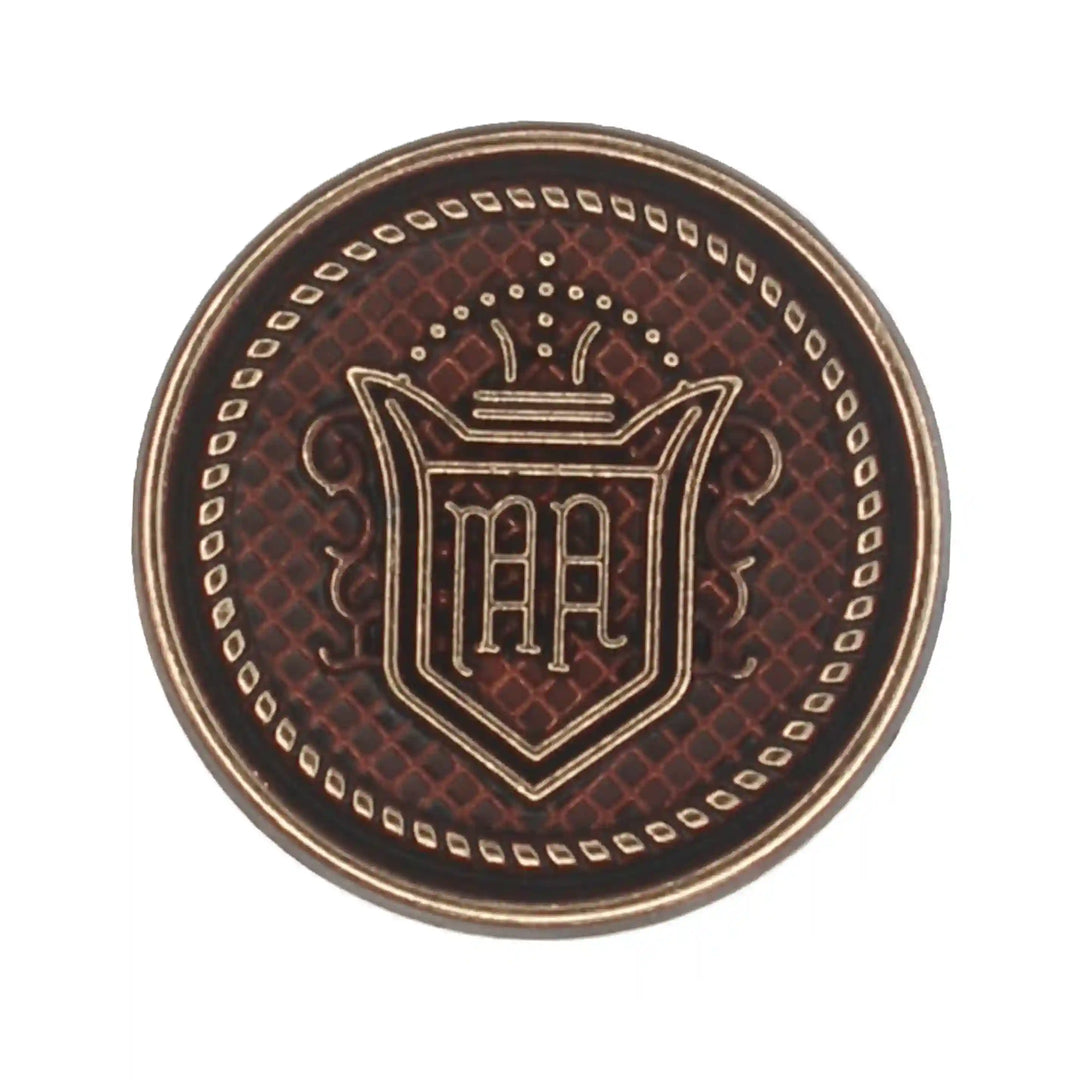 Baroque Engraved Metal Buttons