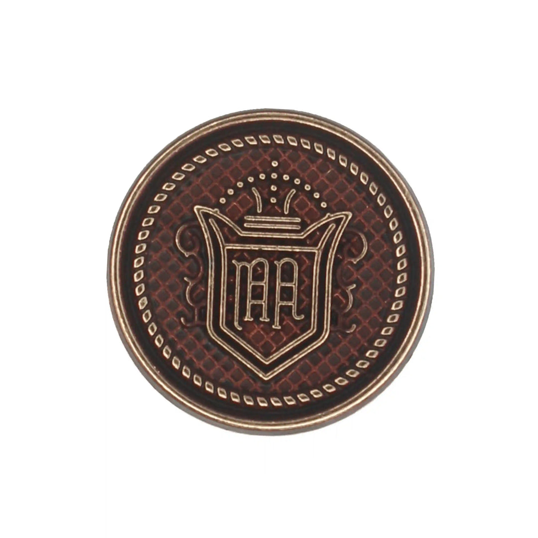 Baroque Engraved Metal Buttons