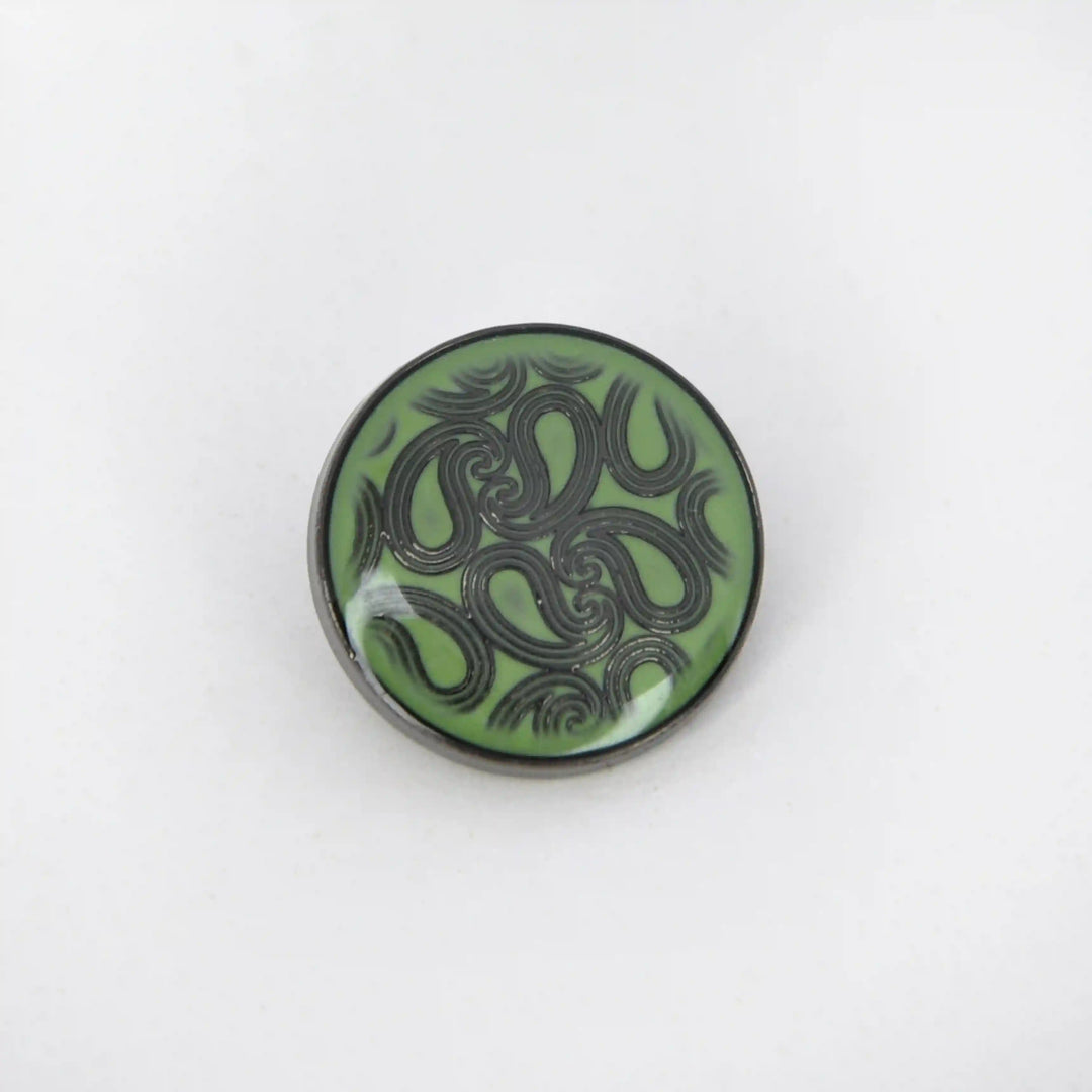 Paisley Metal Buttons