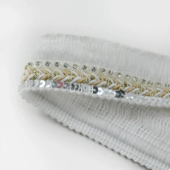 Chevron Fringe Sequin Lace Trims