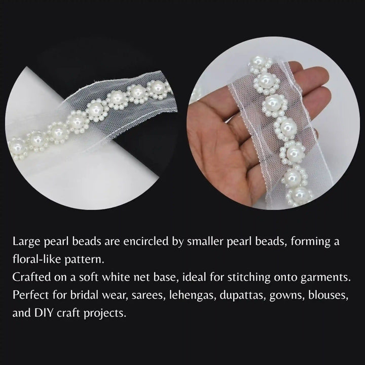 Peral Floral Style Lace
