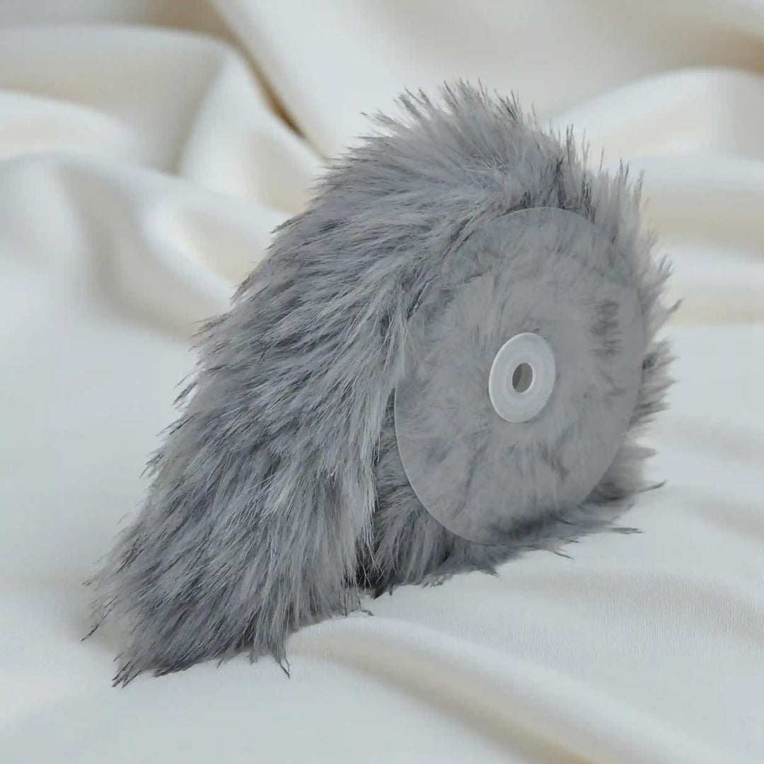 Light Grey Fur Lace | 2 Meters