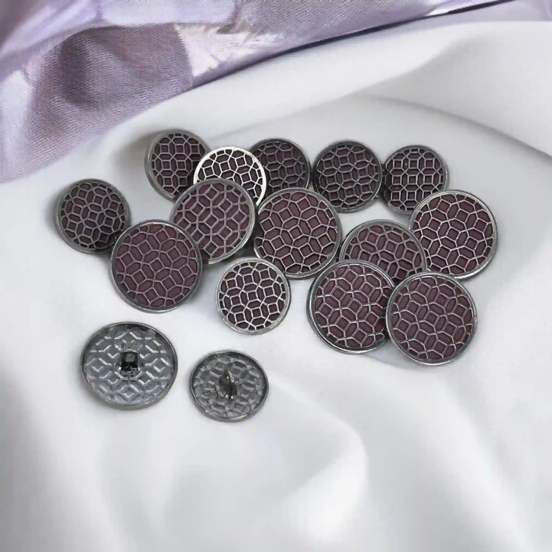 Honeycomb Pattern Buttons