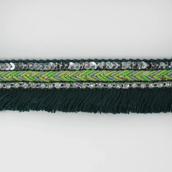 Chevron Fringe Sequin Lace Trims