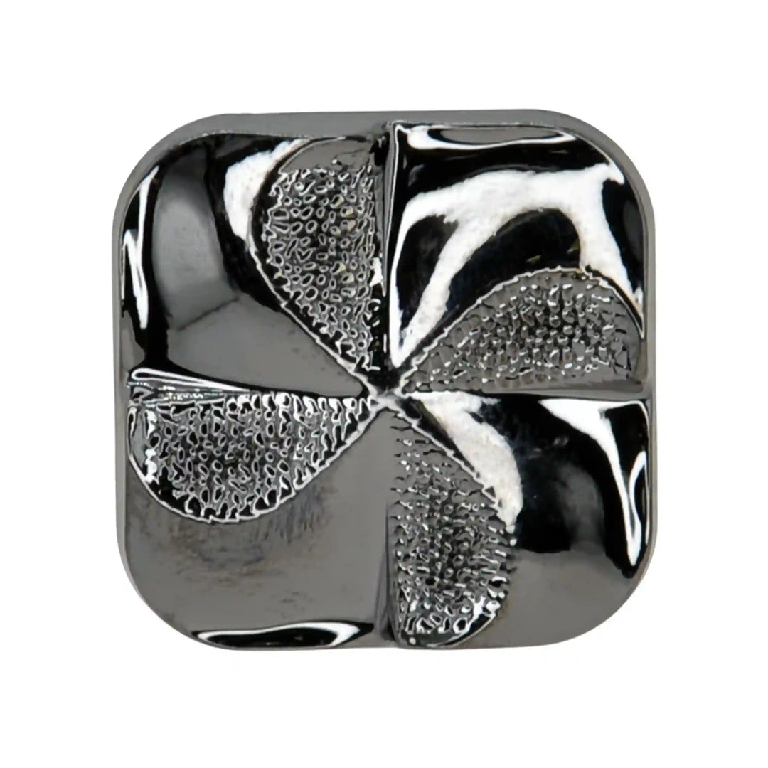 Square Four-Leaf Clover Button | 23mm & 15mm